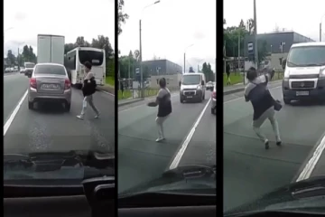 அவசர அவசரமாக சாலையை கடக்க முயன்ற பெண்ணுக்கு நேர்ந்த கதி