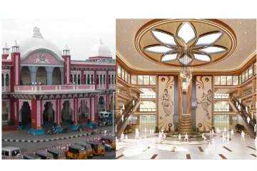 Wow... அழகான கலைப் படங்களுடன் மறுவடிவமைக்கப்பட்டவுள்ள Egmore Station - வைரலாகும் புகைப்படங்கள்...!