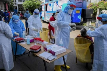 இலங்கையில் கோவிட்  தொற்றாளர்களின் எண்ணிக்கை மேலும் சடுதியாக அதிகரிப்பு