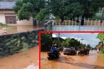 திருகோணமலையில் வெள்ளத்தில் மூழ்கிய பிரதான வீதிகள்...!