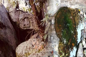 ஈழத்தில் ஏழுதலை நாகத்தோடு இருக்கும் தலபத்குலம வேவா நீர்த்தேக்கம்