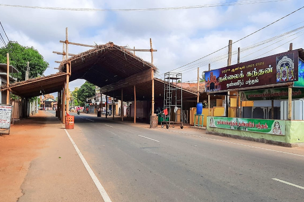 வருடாந்த திருவிழாவை முன்னிட்டு நல்லூரில் நடைபெறும் ஏற்பாடுகள்! (படங்கள்) | Nallur Kandaswamy Temple Festival 2023