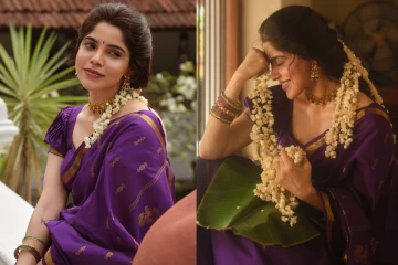 தலையில் மல்லிப்பூ.. ஊதா நிற சேலை.. நடிகை திவ்யபாரதி வெளியிட்ட அழகிய புகைப்படங்கள்