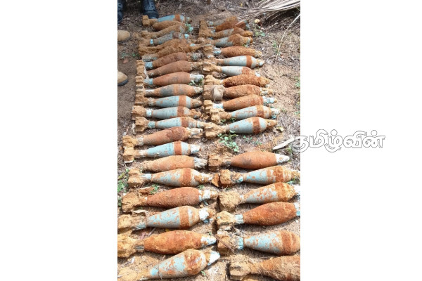 தமிழர் பகுதியில் எறிகணைகள் மீட்பு | Projectiles Recovered In Muhamalai