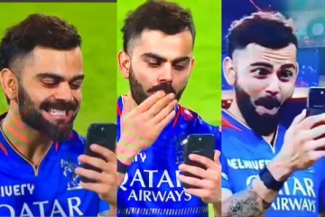 போட்டிக்குப் பிறகு மகன் அகாய், அனுஷ்கா, வாமிகாவுடன் VideoCall பேசிய விராட் கோலி