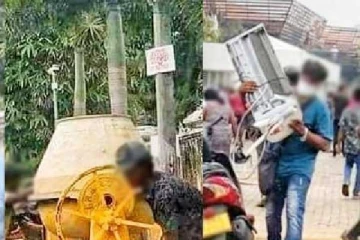 எடுத்து சென்ற பொருட்களை திருப்பிக் கொடுத்த மக்கள்!