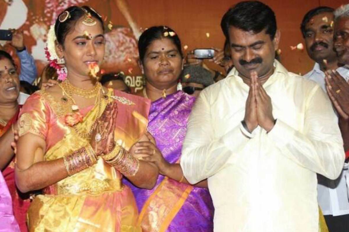 சீமான்-கயல்விழி தம்பதிக்கு குழந்தை பிறந்தது... தொண்டர்கள் மகிழ்ச்சி | Seeman Kayalvizhi Blessed With Baby Girl சீமான்-கயல்விழி தம்பதிக்கு குழந்தை பிறந்தது... தொண்டர்கள் மகிழ்ச்சி | Seeman Kayalvizhi Blessed With Baby Girl