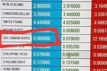 ශ‍්‍රී ලංකා රුපියල් මිලට ගැනීම නවතයි...හදිසියේම සිදුවු දේ මෙන්න..