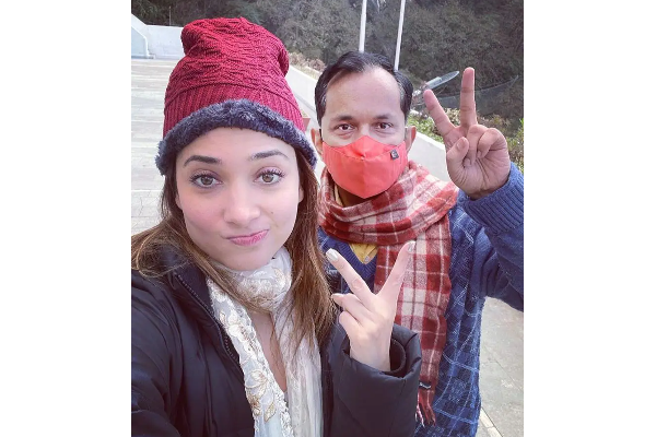 ஆன்மிக பயணத்தில் நடிகை தமன்னா.. வெளிவந்த புகைப்படங்கள் | Thamanna In Her Devotional Tour