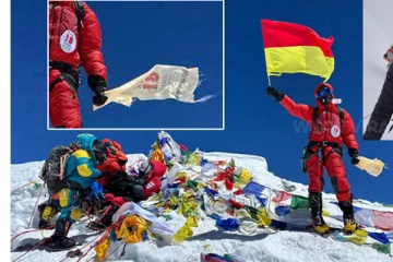 எவரெஸ்ட் சிகரத்தில் முள்ளிவாய்க்கால் நினைவேந்தலை அனுஷ்டித்த தமிழர்...!