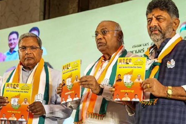 பெண்களுக்கு மாதம் ரூ.2000, இலவச பயணம் - அறிவிப்புகளில் அசத்தும் காங்கிரஸ் | Karnataka Congress Provide 2000 Rs For All Ladies பெண்களுக்கு மாதம் ரூ.2000, இலவச பயணம் - அறிவிப்புகளில் அசத்தும் காங்கிரஸ் | Karnataka Congress Provide 2000 Rs For All Ladies