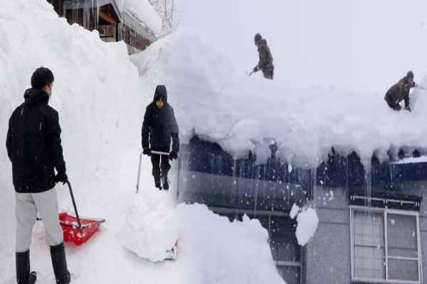ஜப்பானில் வரலாறு காணாத கடும் பனிப்பொழிவு; 35 பேர் பலி | Heavy Snowfall In Japan 35 People Killed