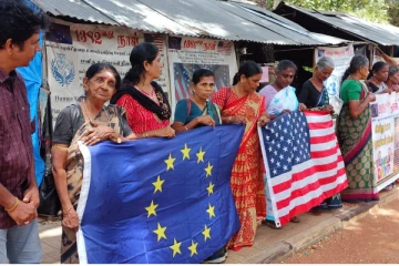 2050 ஆவது நாளைக் கடந்த காணாமலாக்கப்பட்ட உறவுகளின் போராட்டம் (VIDEO)