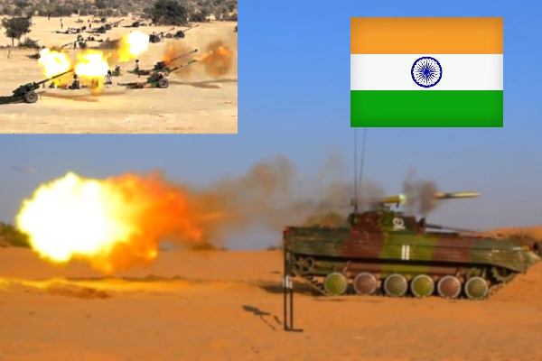 Indian Army Amogh Fury Drill in rajastan thar