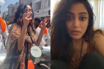 சிவராத்திரியில் நடுரோட்டில் குத்தாட்டம் போட்ட அஜித் பட நடிகை!! சில்மிஷம் செய்த ரசிகர்..