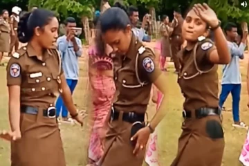 என்ன ஒரு ஆட்டம்; இணையத்தில் வைரலாகும் இலங்கைப் பொலிஸ்காரி!(Video)