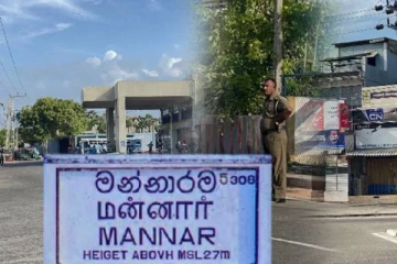 ஊரடங்கு சட்டம் நடைமுறை: பொலிஸாரினால் எச்சரிக்கப்பட்ட மன்னார் மக்கள்