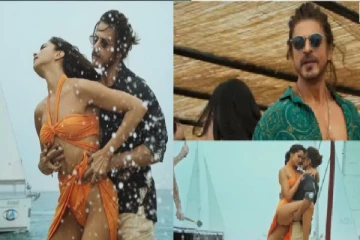 காவி கலரில் பிகினி உடையா ? சர்ச்சையில் சிக்கிய தீபிகா படுகோன்..வெளுத்து வாங்கும் நெட்டிசன்கள்