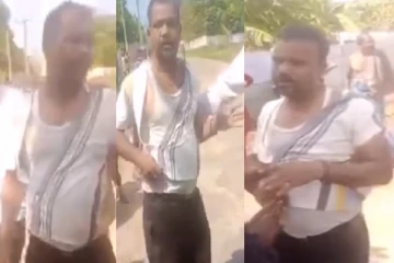 தமிழர் பகுதி வாத்தியாரை நடுரோட்டில் நையப்புடைத்த பொதுமக்கள்; காரணம் என்ன? (video)