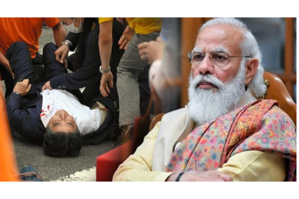 என் நண்பர் ஷின்சோ அபே மீதான தாக்குதல் எனக்கு மிகுந்த வேதனையை கொடுக்கிறது - பிரதமர் மோடி உருக்கம் - தமிழ்நாடு