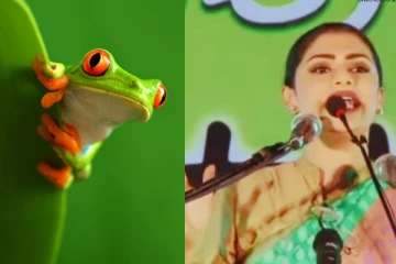 ගෙඹි වලටම බැහැලා ගෙම්බන්ට ජාතිය ඇමතූ හිරුණිකා. (VIDEO)