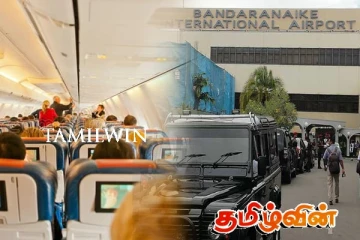 இலங்கை வந்த விமானத்தில் பெண் பயணிக்கு நேர்ந்த கதி