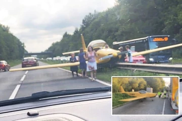 பிரித்தானிய சாலையில் தரையிறங்கிய விமானம்: உயிரிழப்புகள் இல்லை என அறிவிப்பு