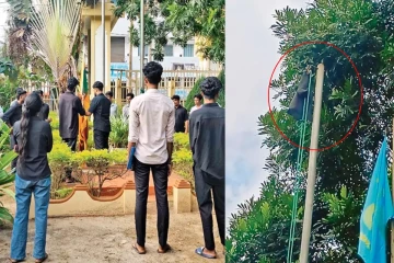 யாழ். பல்கலையில் பறக்கவிடப்பட்ட கறுப்புக்கொடி: விசாரணைகளை ஆரம்பித்த குற்றப் புலனாய்வுப் பிரிவு