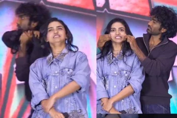 Dude : மேடையில் மமிதா பைஜுவின் முடியை கியூட்டாக பிடித்து இழுத்த பிரதீப்..வீடியோ