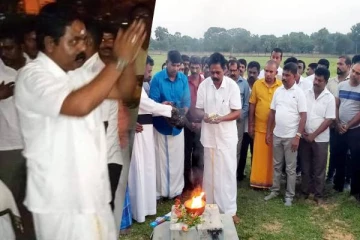 கனகபுரம் மாவீரர் துயிலுமில்லத்தில் மாவீரர்களுக்கு அஞ்சலி செலுத்திய தமிழரசு கட்சியின் புதிய தலைவர்