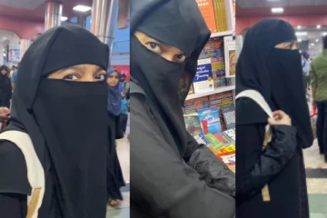 முகத்தை மறைத்து பர்தாவுடன் ரயில் நிலையம் வந்த தமிழ் நடிகை! யார் பாருங்க