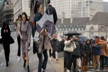 இஷா புயலுக்கு முடங்கிய லண்டன் : விடுக்கப்பட்டுள்ள எச்சரிக்கை