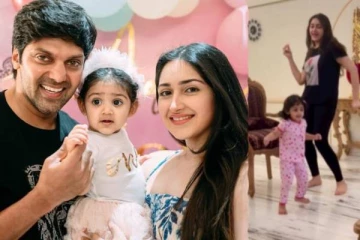 தனது அம்மா சயீஷாவுடன் செம ஆட்டம் போட்ட அவரது மகள்- கியூட்டான வீடியோ