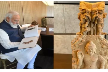 அமெரிக்காவில் மீட்கப்பட்ட 157 இந்திய புராதன சின்னங்களுடன் நாடு திரும்புகிறார் பிரதமர் மோடி!
