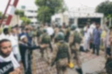 பாகிஸ்தானில் தொலைக்காட்சி நாடக படப்பிடிப்பில் இடம்பெற்ற துப்பாக்கிசூடு