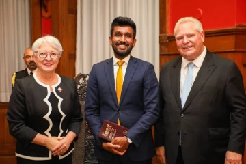 ஒன்ராறியோவில் குடியிருப்புவசதி இணை அமைச்சராக விஜய் தணிகாசலம் நியமனம்!